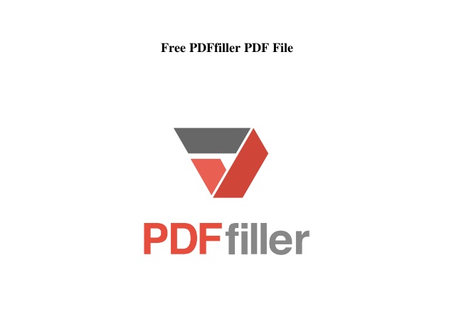 Free pdf filler download